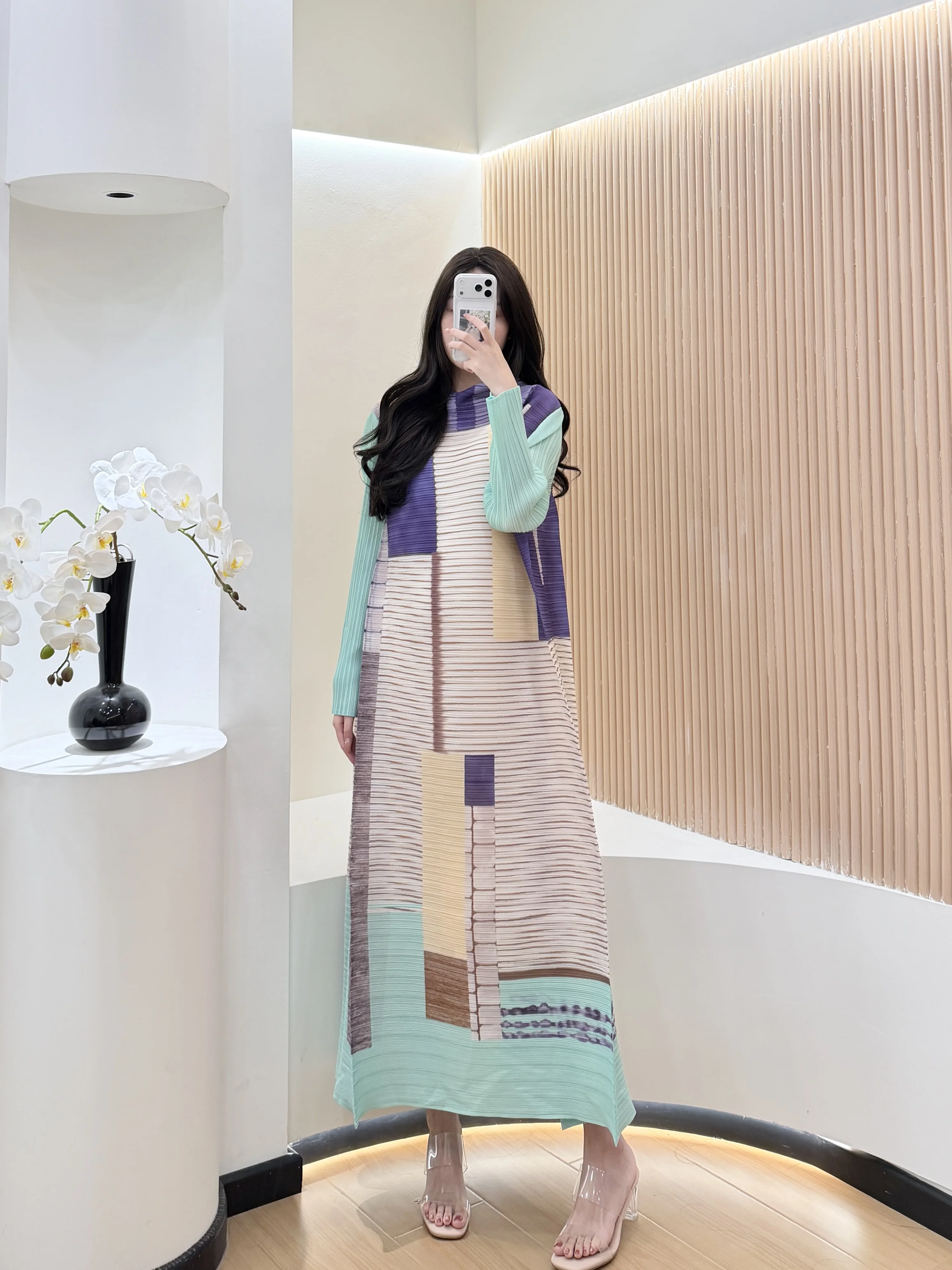 Abaya Mint Green Geometric Pri - đánh giá và giá Abaya Modest Wear