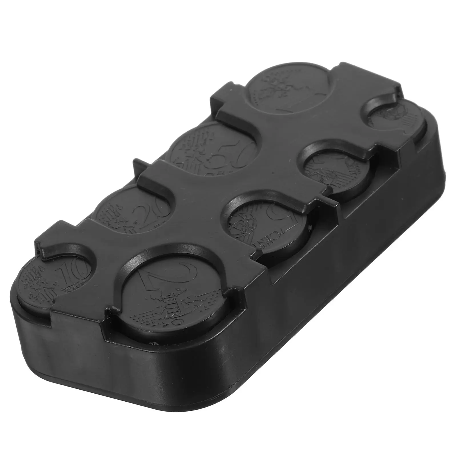 Storage Box Black Plastic 100pcs Large Capacity Waterproof Key Organizer Portable Coin Box Container