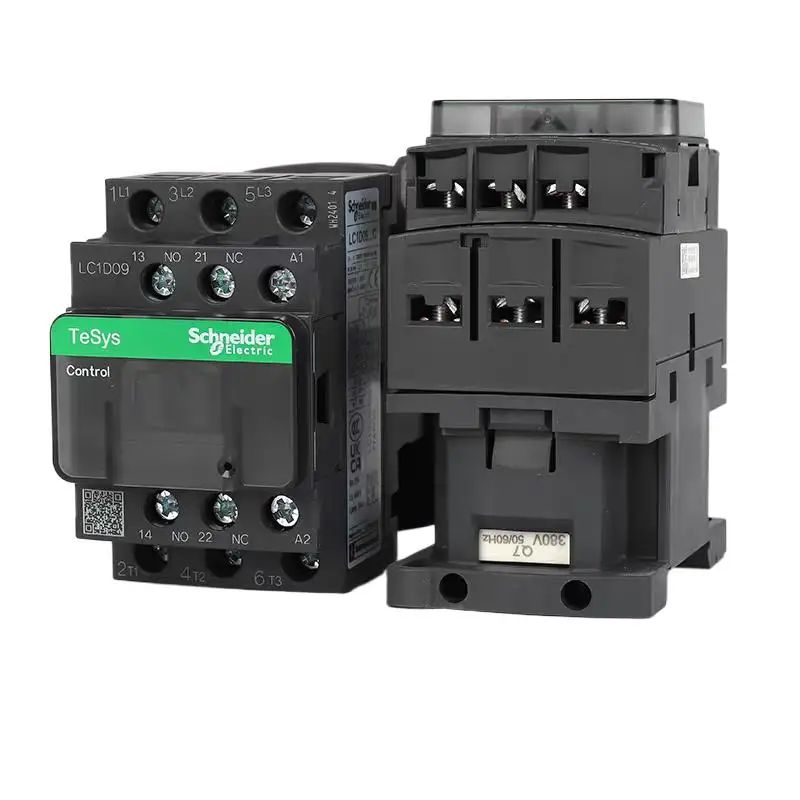 Black Schneider version Three-pole ACcontactor LC1D09 LC1D12 LC1D18 LC1D25 LC1D32 LC1D38 B7C F7C Q7C M7C 24V 110V 220V 380V 48V