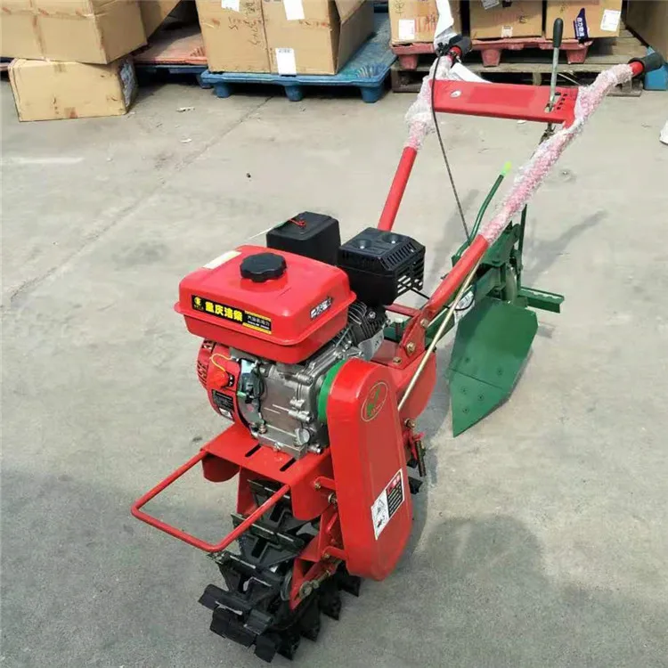 Multifunctional red diesel cultivator New household agricultural machinery Motorcycle cultivator motor with engine