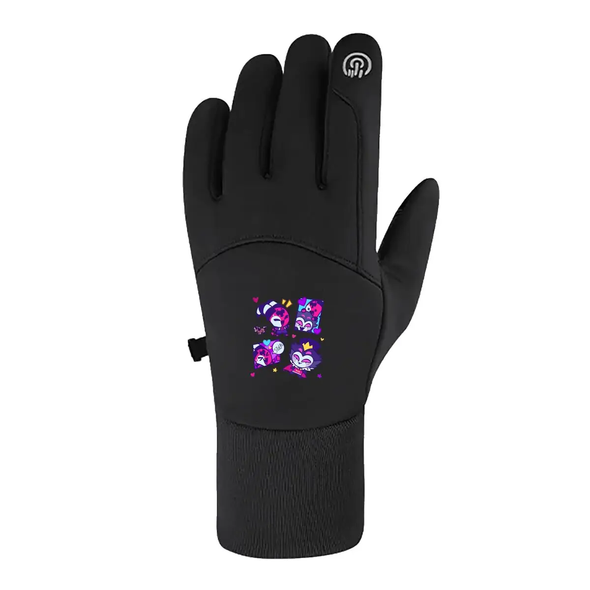 

Cute Cartoon Character Collage Winter Gloves Men Women Touch Screen Warm Gloves Thermal Gloves for Driving Ski riding