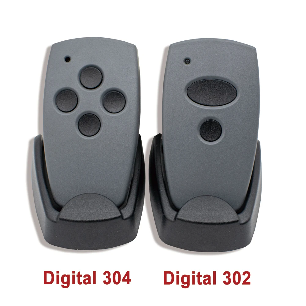 

Digital 302 304 433 Garage Door Remote control 433.92MHz Fixed Code Gate Keyfob Transmitter