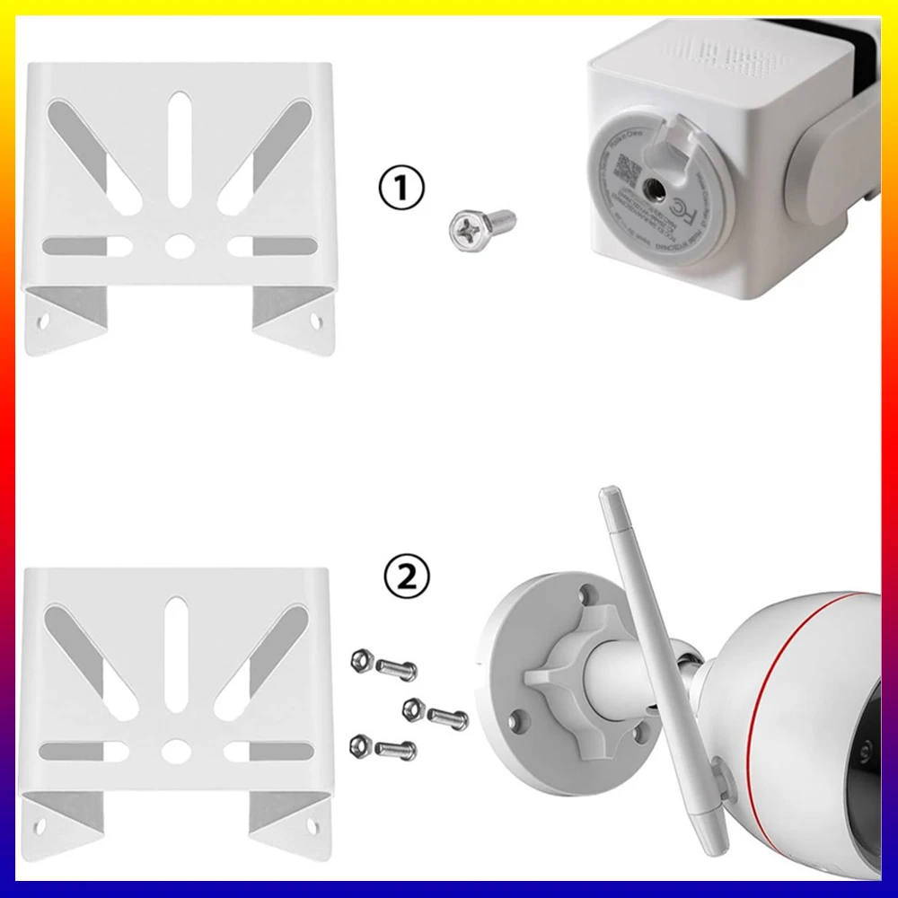 High Compatibility Mount Bracket Support for Surveillances Cameras Solar Panel for Universal Wide View CCTV PTZ IP Dome Camera