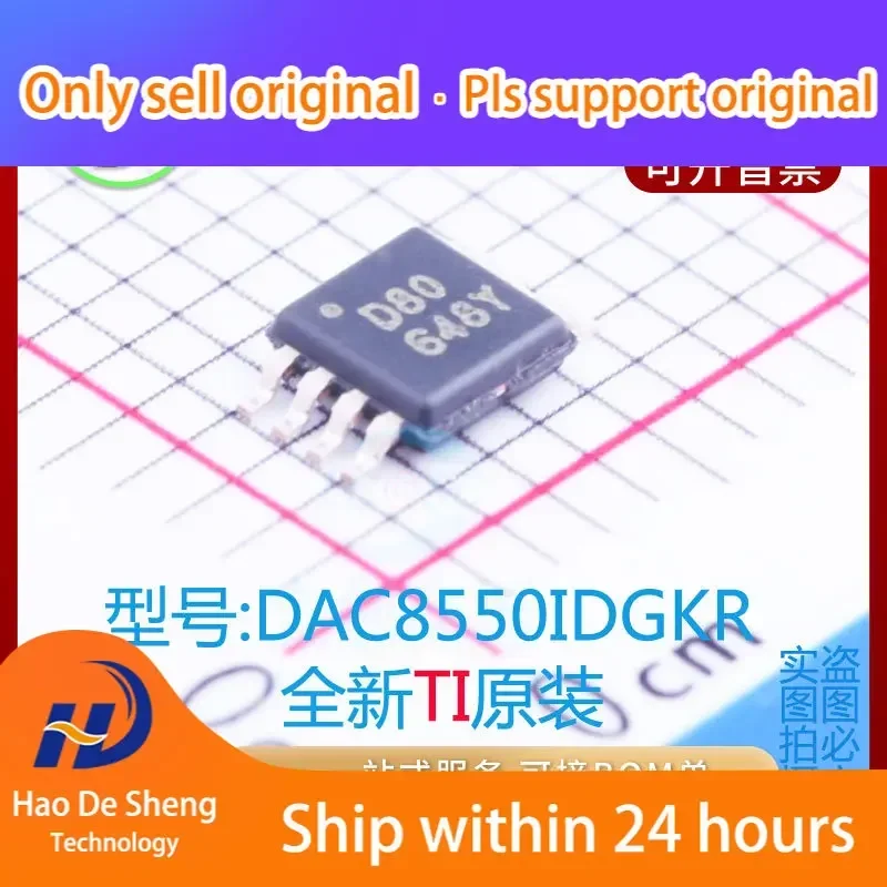 

10PCS/LOT DAC8550IDGKR Logo D80 VSSOP-8 New Original in Stock electronic components supplies