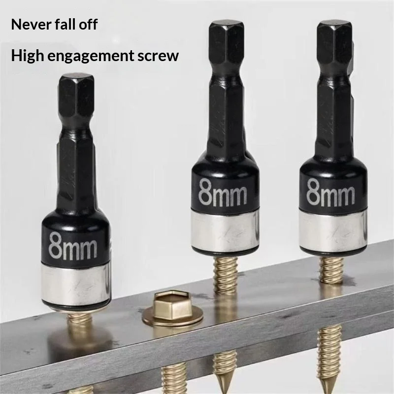 8mm Non Magnetic Socket Bits Heavy Duty Alloy Steel For Industrial Engineering Repair