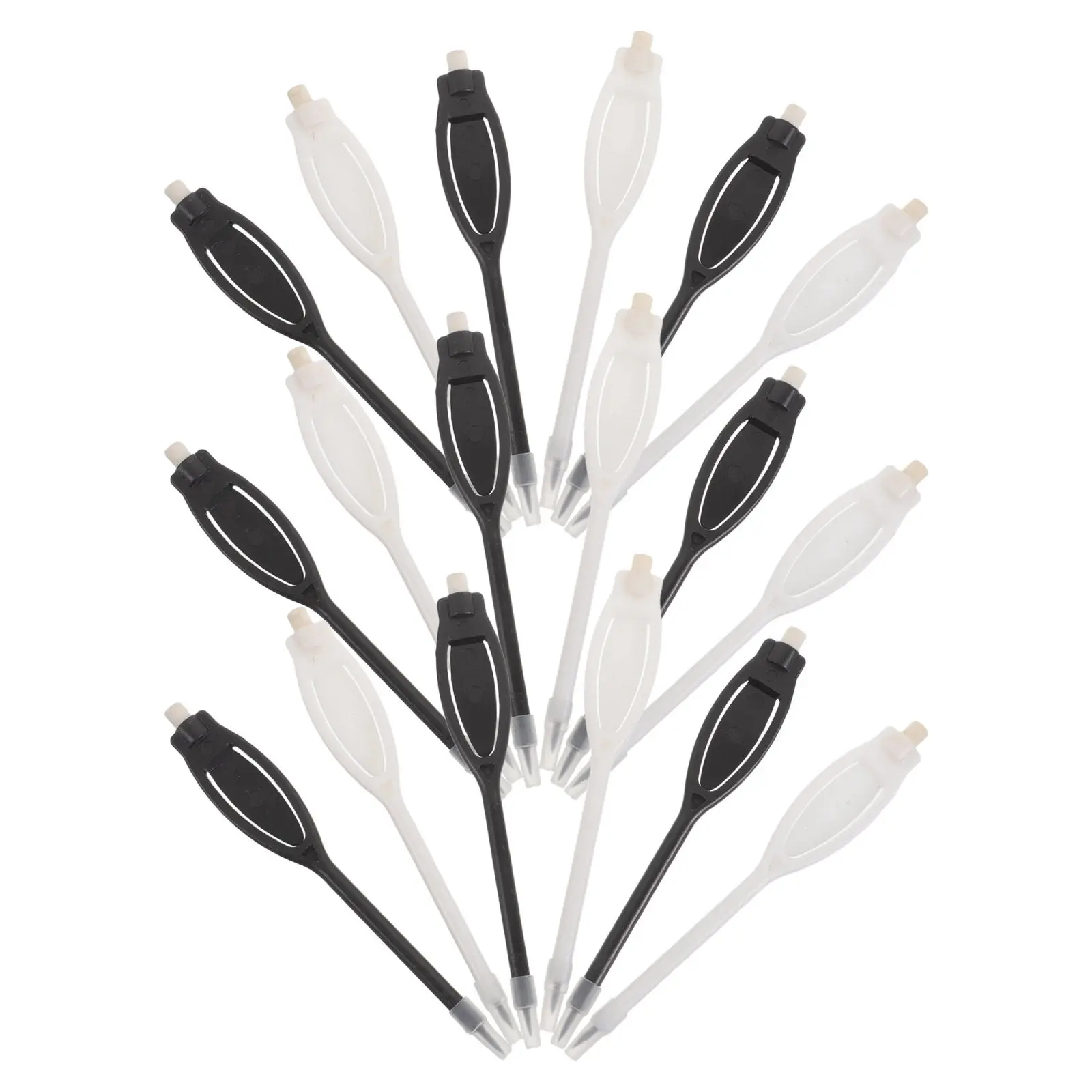 20Pcs Golf Pencils with Eraser Clips 4.8 Inch Compact Plastic Scoring Pencils Accurate Scorecard Markers for Golf Clubs