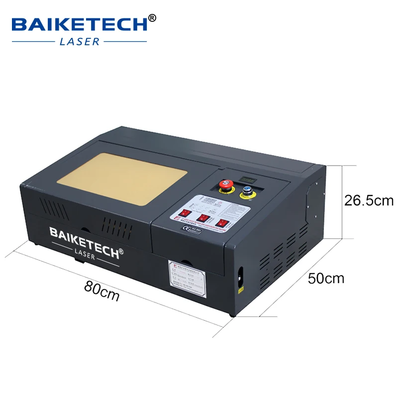 3020 CO2 Laser Engraving Machine  TH‑K3020E 50w Industrial Laser Head  50W Button Control For Rubber Stamp Making Wood
