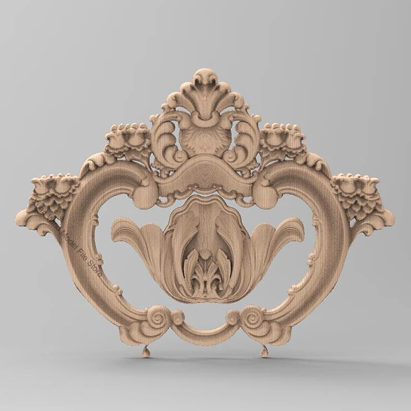 ملف نحت الخشب المزخرف بالزاوية المنحوتة ، نموذج STL لراوتر CNC Artcam تطمح ، ديكور المنزل الأوروبي ، نحت الأعمال الخشبية ، 35 *