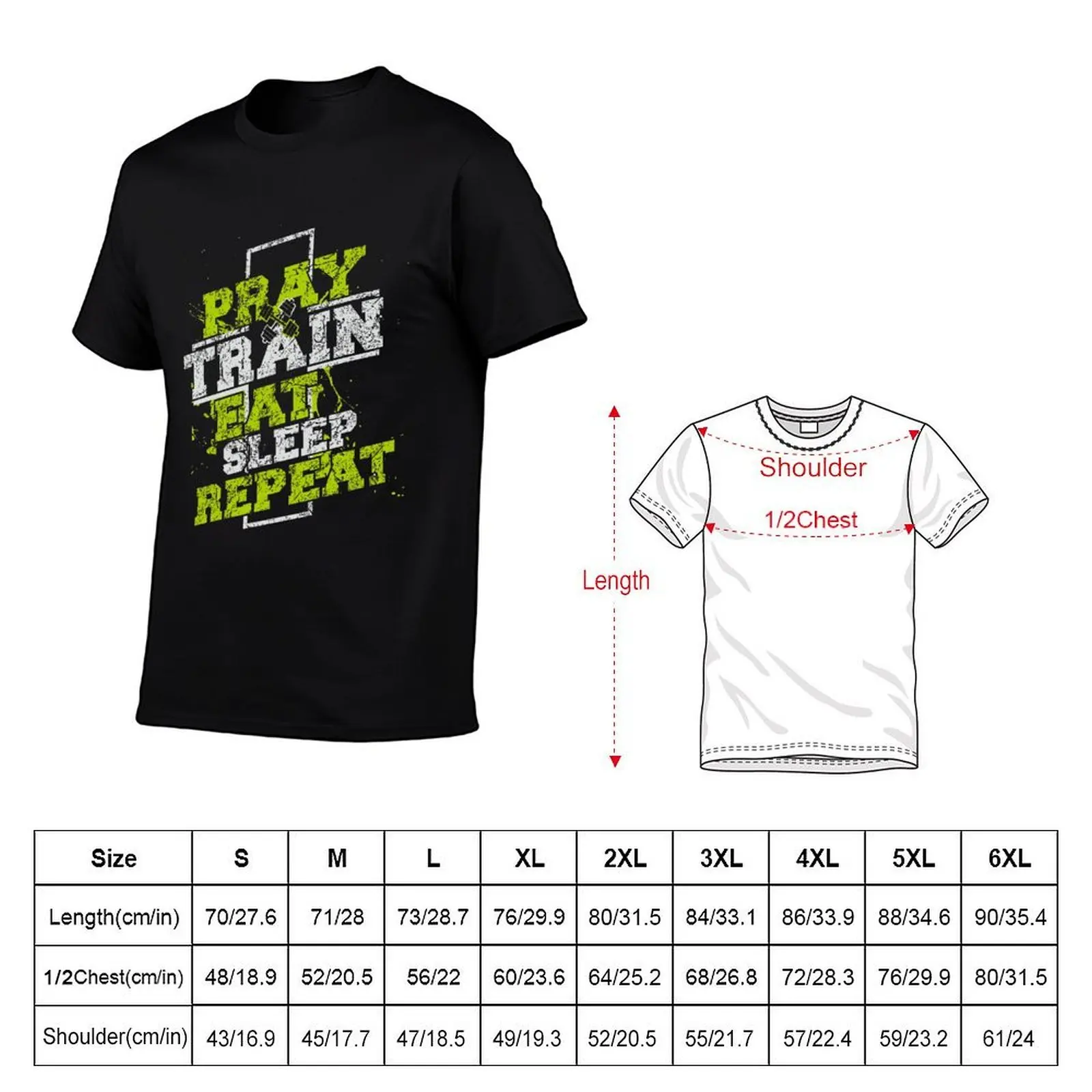 Give praise and train! T-Shirt vintage graphic tee valentines clothes mens big and tall t shirts