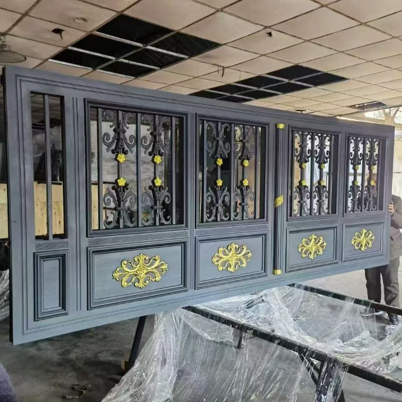 China Iron Gates Aluminum Fence Privacy Gates Sliding Swing…