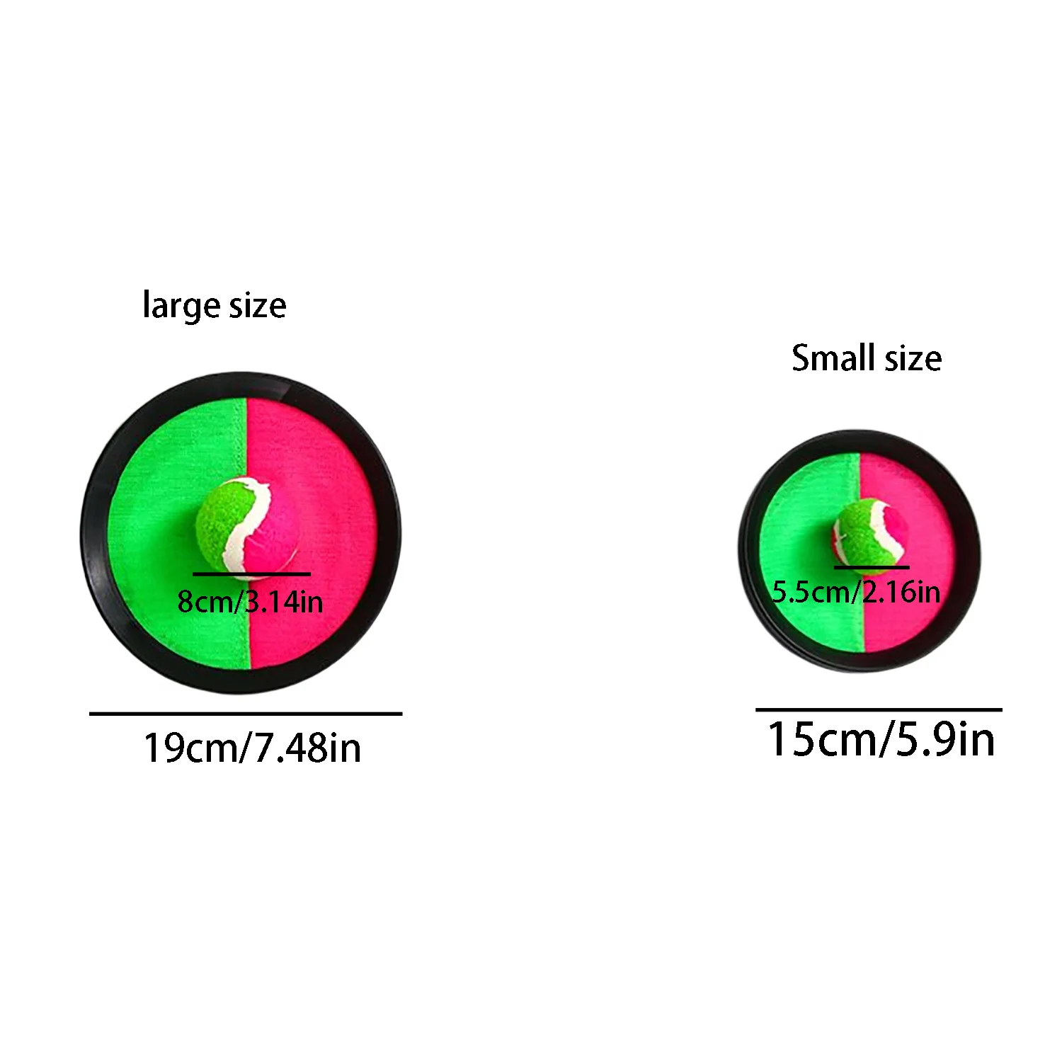 Palla da lancio con ventosa per palmo per bambini, palla da lancio, palla interattiva genitore-figlio all'aperto