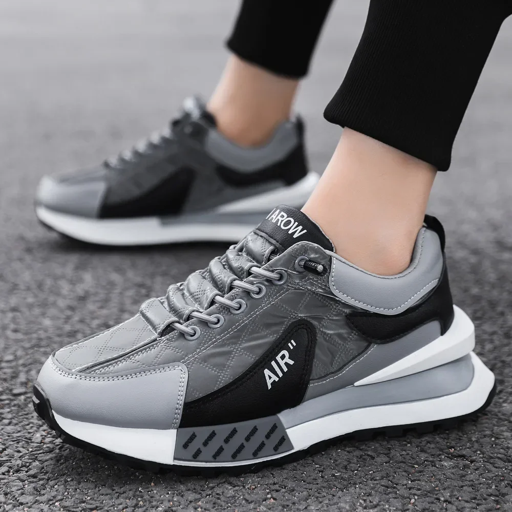 Heren Luxe Sneakers Sportschoenen Hardloopschoenen Voor Heren Casual Non-Slip Dikke Bodem Casual Sneaker Mode Schoenen Dikke Sneakers