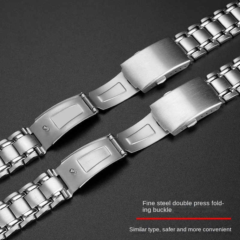 Подходит для Casio 3745 Φ/7A Точная стальная цепочка для часов из нержавеющей стали аксессуары для ремешка для часов из нержавеющей стали