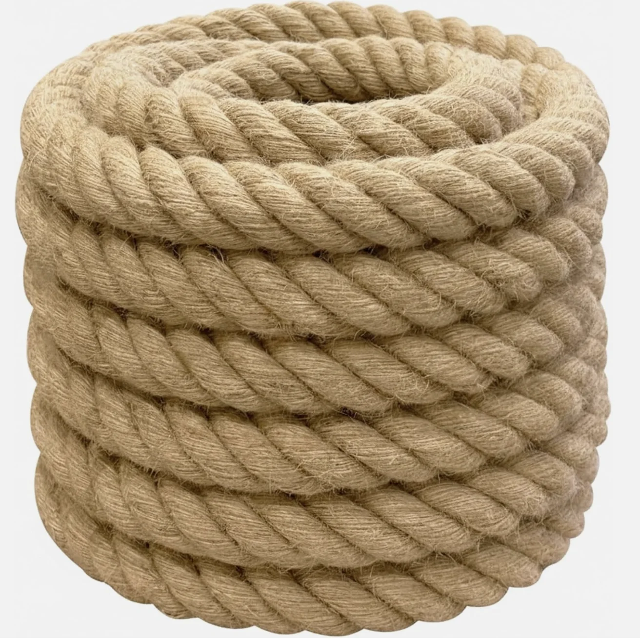 

Thick Natural Jute Rope 40mm x 1/2/3/4/5/10Meter for Decks, Swings, Nautical Decor