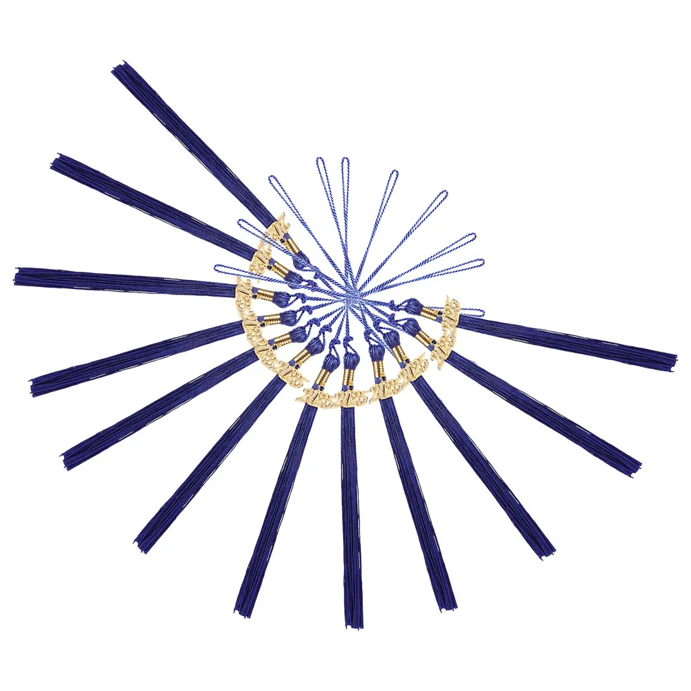 

24Pcs Graduation Cap Tassel Decoration Pendant with Reinforced Metal Clasp Stylish Elegant Tassel for Graduation Gown Cap