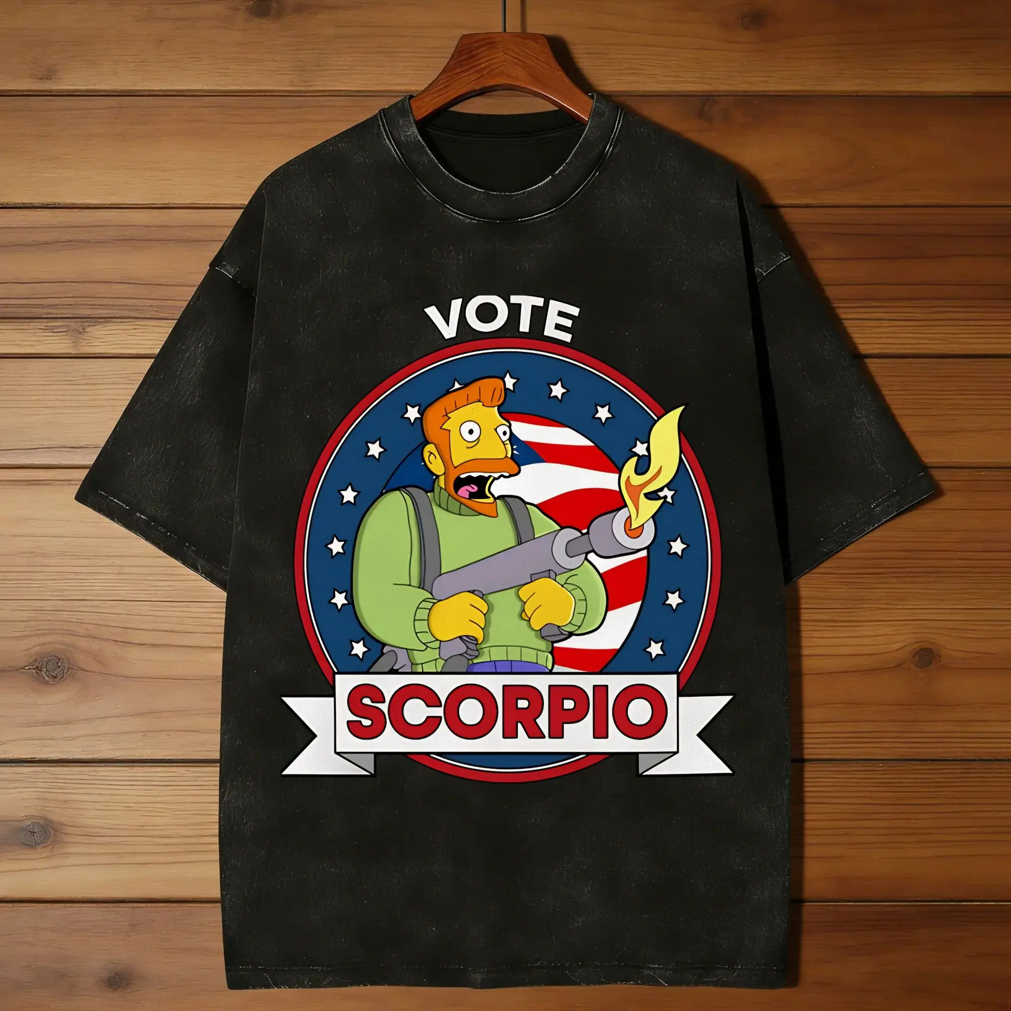 Men's Vote Scorpio 28 T-Shirts  Clothes Summer Street Style Short-Sleeve T Shirt O-Neck Hip Hop Design Tshirt Hot Sale