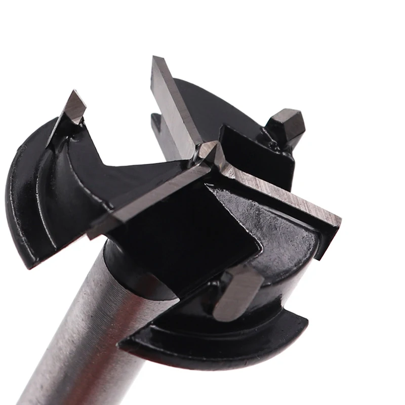 35mm 3 Flutes Carbide Tip Location Drill Bit Wood Auger Cutter Woodworking Hole Saw Tools Drill Bits