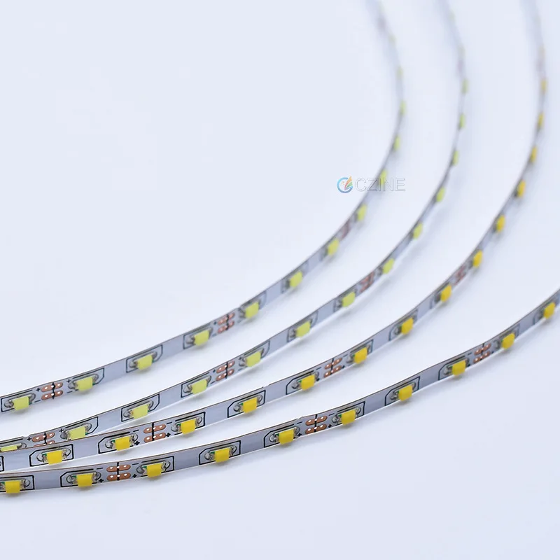 3V 3.5mm 1206 Highlight LED Thin Light Strip Low Voltage Flexible Ultra-narrow Plate Light Strip for Sand Table Model Decoration