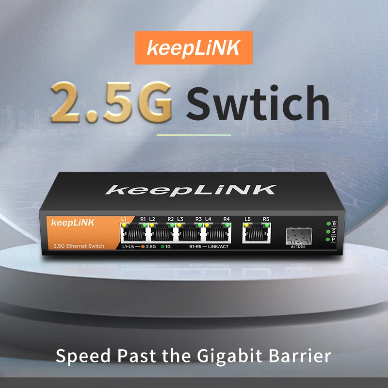 Keeplink 6-Port Mul…