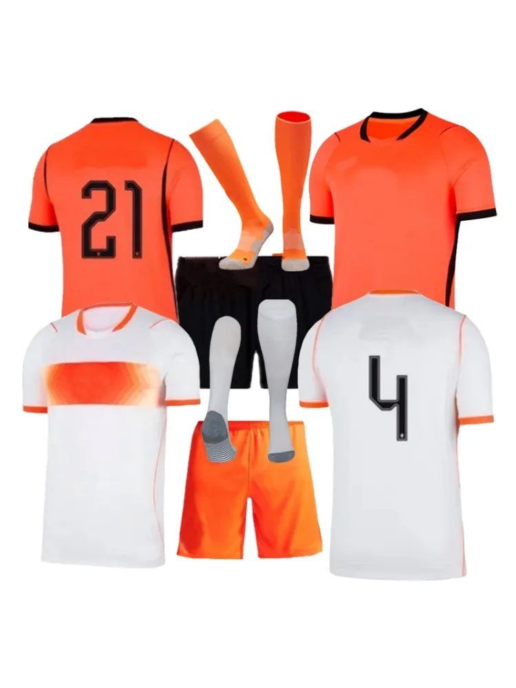 2026 2027 NederlandES kit-schermbeschermer Nieuw 26 27 Nederlandes Oranje wit kit-shirt - afbeelding 2