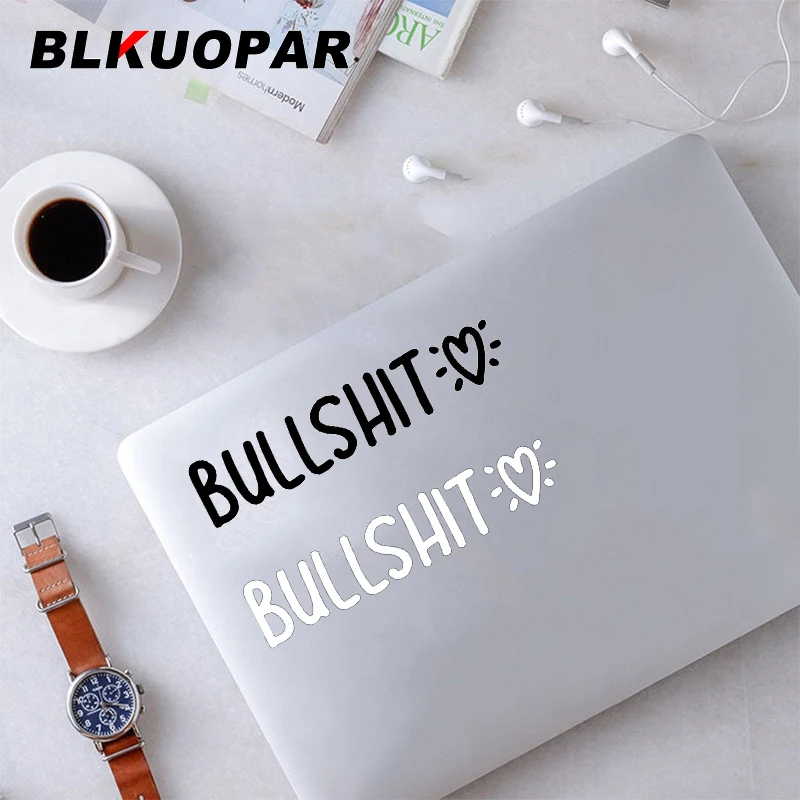 

BLKUOPAR Bullshit Funny Word Silhouette Scratch-Proof Graphics Personality Decal Motorcycle Windows Trunk Car Stickers Lable