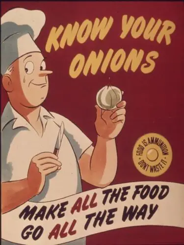 Wartime Save Food Advertisement Vintage Retro Metal Wall Plaque Art Sign