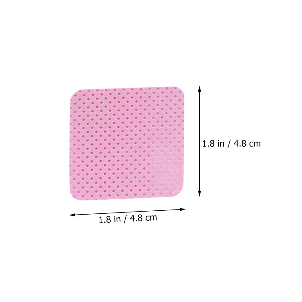 400 Sheets Nail and Eyelash Supplies 400pcs Glue Cleansing Pads Polish Remover Cotton Wipes Lint Free Heart-shaped Makeup