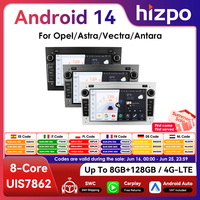 HIZPO 2Din 7inch Android Car Radio for Opel Astra H G J Zafira B Corsa C D Antara Vectra Vivaro GPS RDS DSP 4G CarPlay Autoradio