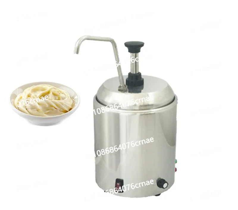 2.5L Hot Cheese Chocolate Dispenser Warmer 110/220V Water Heating Machine Cheese Sauce Warmer Pump for Cafeteria Snack Bar