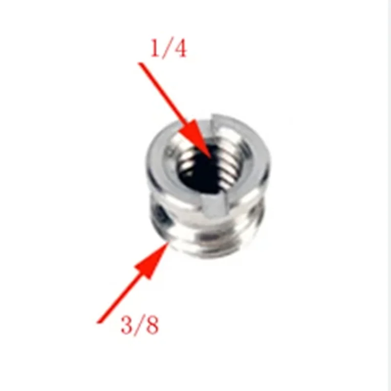 1/4" to 3/8" Male to Female Thread Screw Mount Adapter Tripod Plate Screw mount for Camera Flash Tripod Light Stand