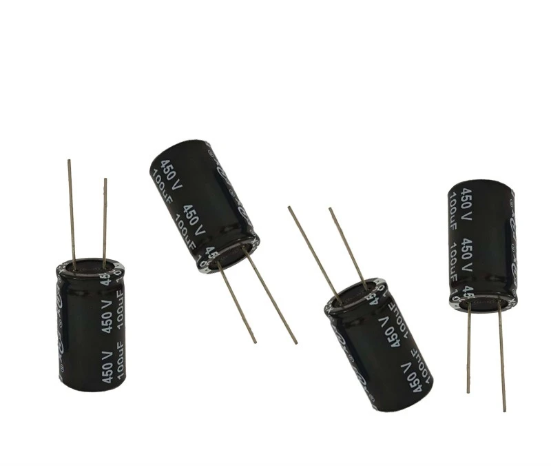 

10pcs 450V 100uF Electrolytic Capacitor 18x32mm Radial for Switching Power Supply Appliance Control Board