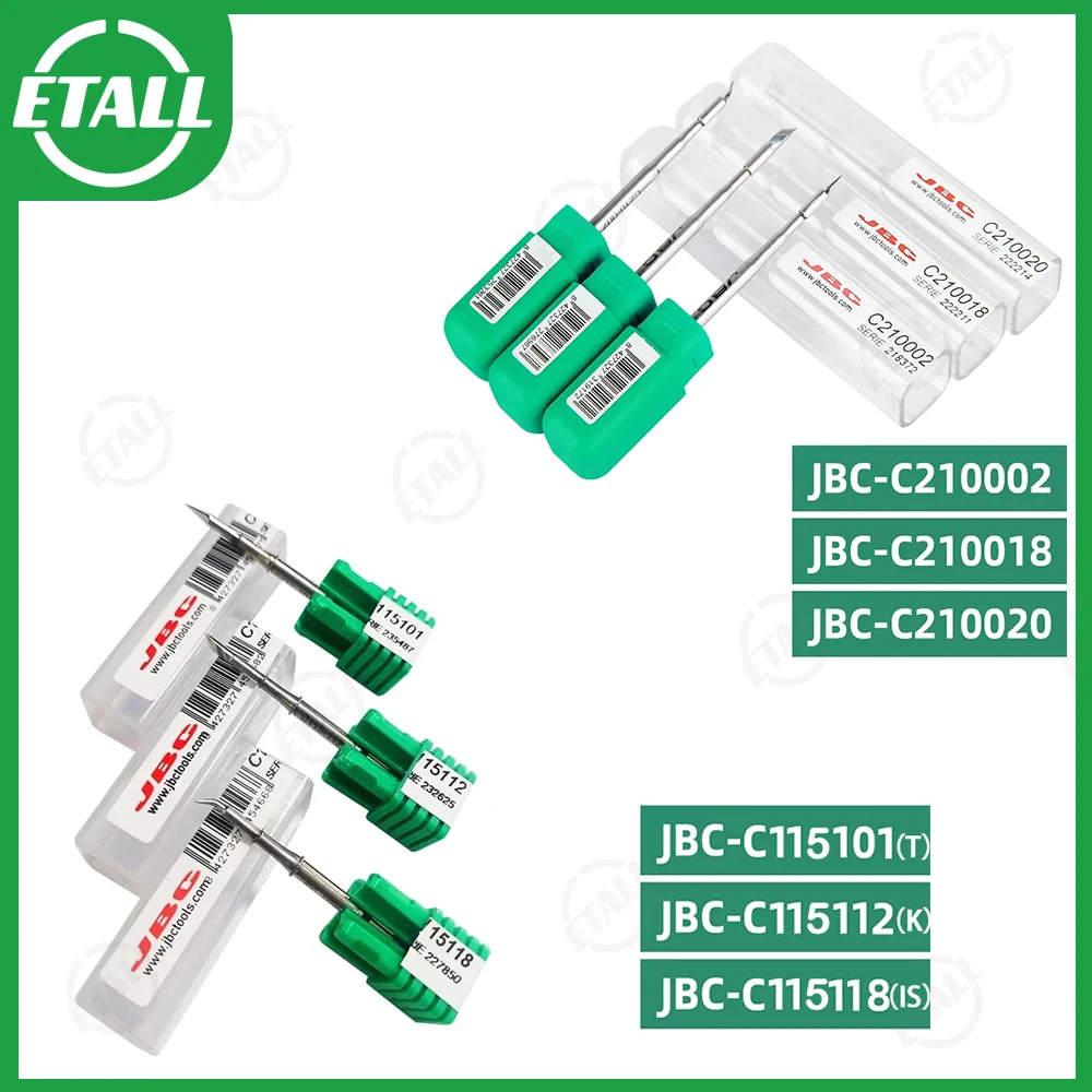 

Original JBC Soldering Iron Tips C210 C115 C210-020 C210-018 C210-002 C115-112 C115-118 C115-101 Welding Tip