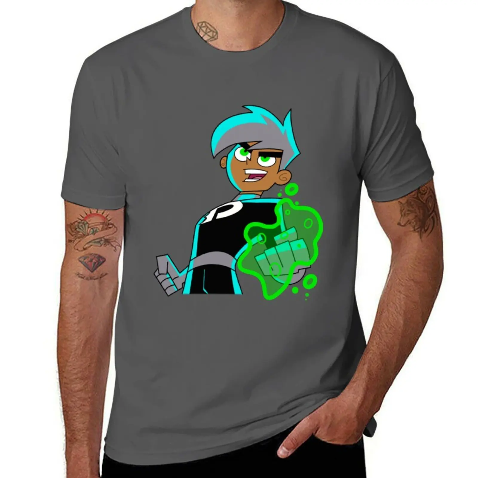 Danny Phantom T-Shirt Retro Style Print Casual Top