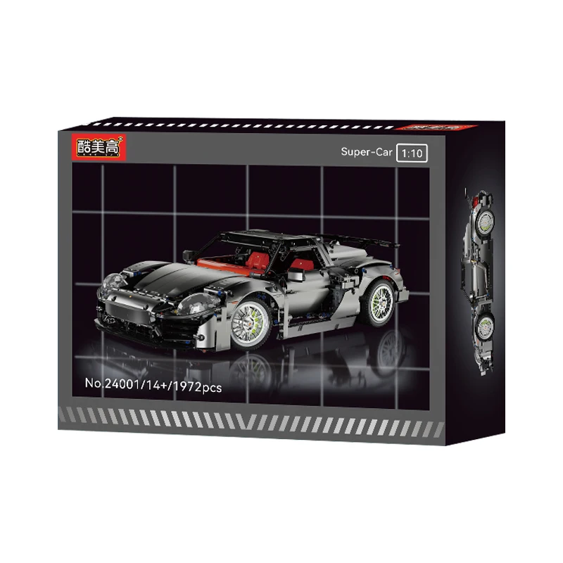 IN STOCK 24001 MOC Technical Racing Building Blocks Model  1:10 Sports Car Bricks Assembling Children's Toys Christmas Gift Set