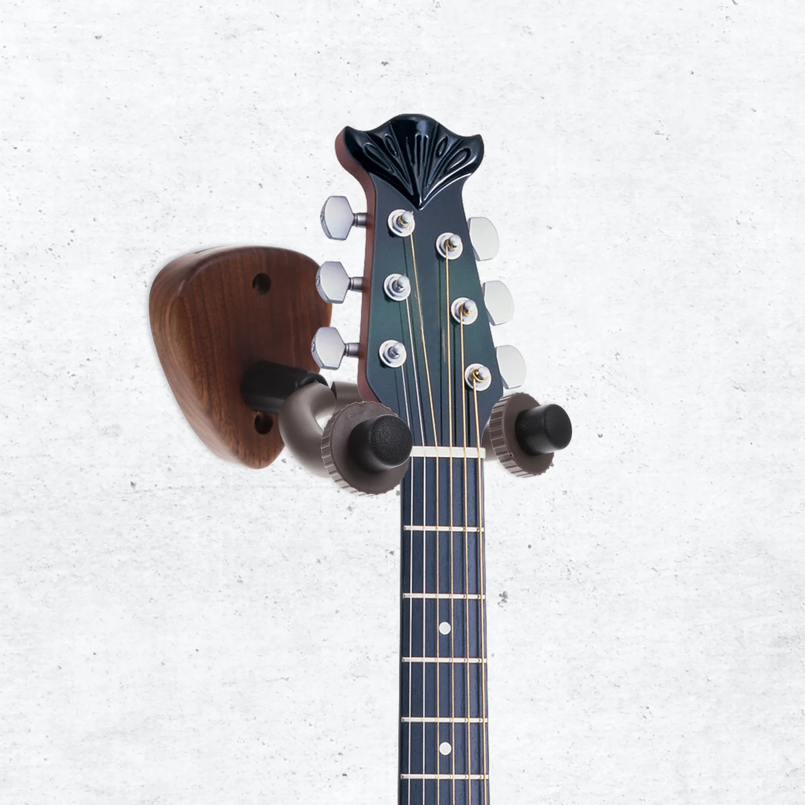 

Guitar Hook Display Stand Wall Mount Rack Universal Hanging Electric Holder Black Walnut Hooks for