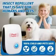 Plug-In Ultrasonic Pest Repeller,Electronic Insect Control,Mosquito Repellent For Home,Repels Mice Ants Spiders Cockroaches
