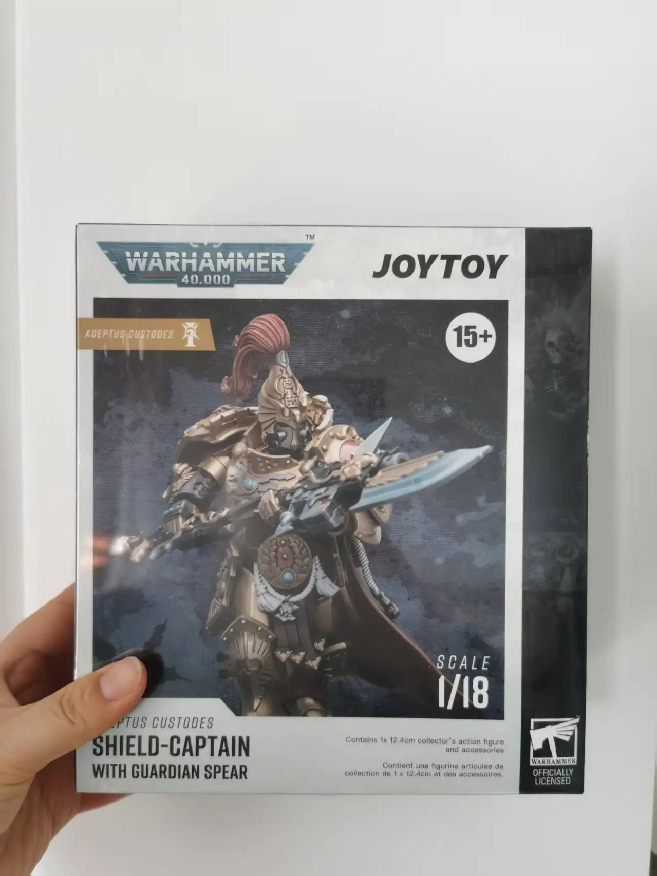 

【JOYTOY】1/18 Adeptus Custodes Shield Captain с Guardian Spear Аниме Модель игрушки для мальчиков Подарки Оригинальная коробка Фигурка Игрушка