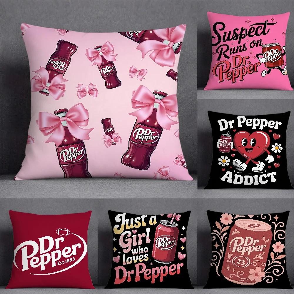 

Модная наволочка D-Dr P-Pepper, квадратная, с двусторонней печатью, чехол для диванной подушки, наволочка для спальни, прикроватная.