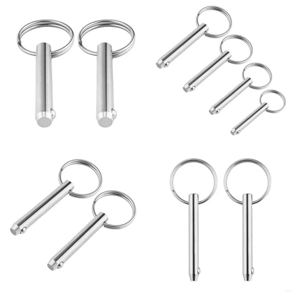 2Pc/Pack Stainless Steel Pin 6mm/8mm Diameter for Bimini Top Pin Marine Hardware New