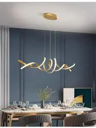 LED Pendant Light long hanging For dining room or living room kitchen  chandelier designer  simple lighting fixture