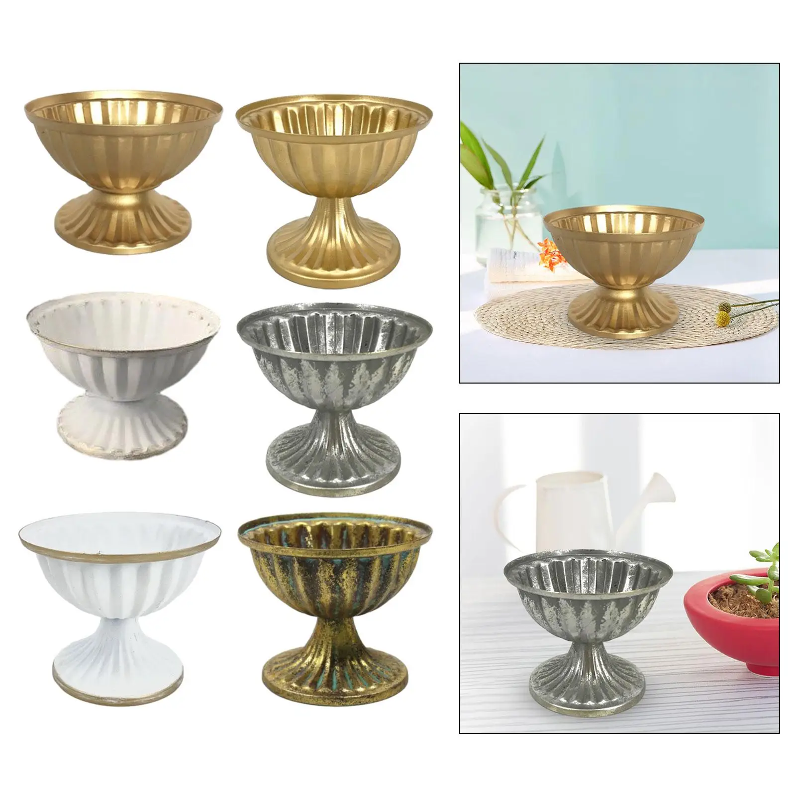 Decorative Vase Ornaments Traditional Flower Arranger French Urn Planter Small