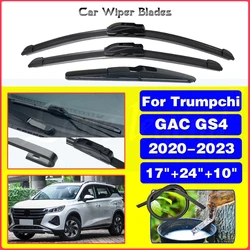 For Trumpchi GAC GS4 2020-2023 Front Rear Wiper Blades Window Windscreen Windshield Brushes Car Accessories Refills Rubber