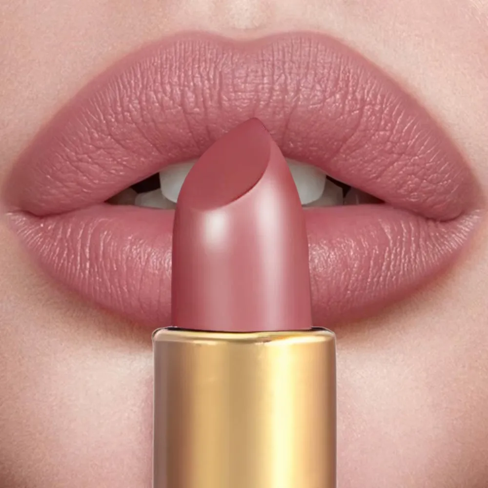 6-Color Matte Lipstick Set, Non-Fading, Non-Stick Cup Long-Lasting Velvet Finish, Smooth Matte Lip Color Waterproof Smudge-proof