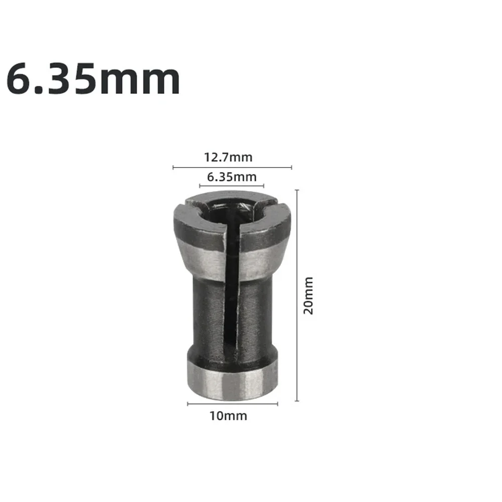 Fresa per legno resistente ad alta precisione incisione rifilatura macchina per incidere mandrino a pinza 6mm / 8mm / 6.35mm 1 pz