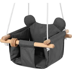 Wooden Baby Swing Hanging Seat Chair Indoor and Outdoor Hammock Backyard foldable Swing Kids Toy cute bear swing for toddler kid