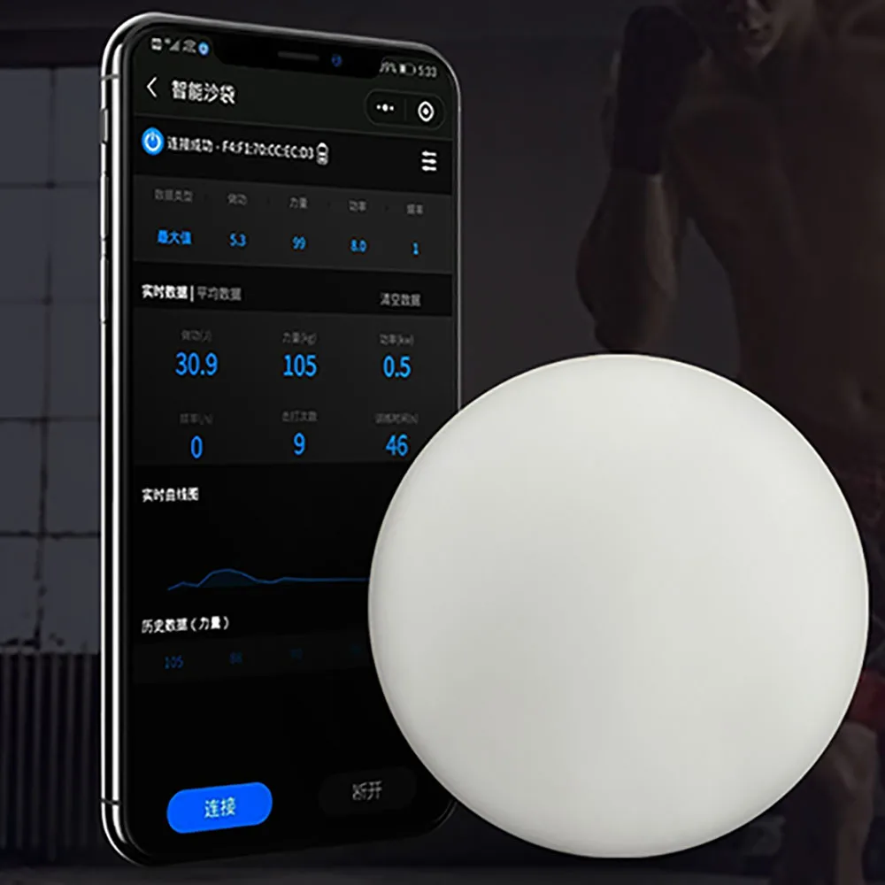 Intelligent Sandbag Dynamometer Boxing Sanda Taekwondo Fist Force Kicking Force Leg Force Douyin Electronics