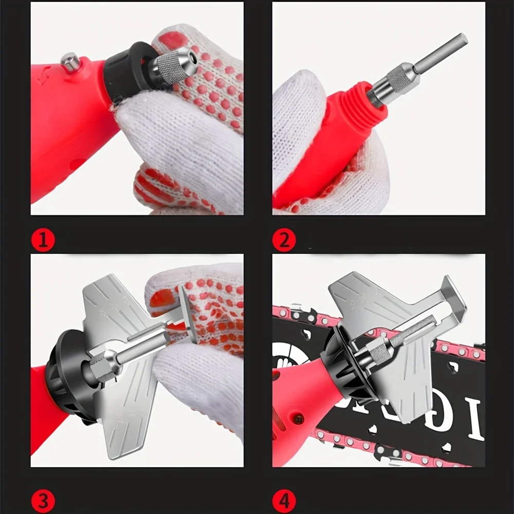 12 CS Diamond Chainsaw Sharpener Chainsaw 3 Size Diamond Sharpener Polishing Grinding Tool for Electric Chain Saw, Stone Carving