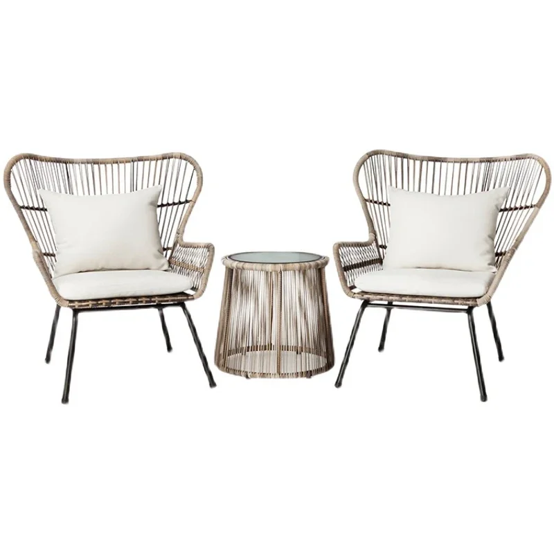 

Стол, стул из ротанга, стул из трех частей, открытый балкон, простой отдых, двор под открытым небом, проживание в семье, небольшой журнальный столик, комбинация