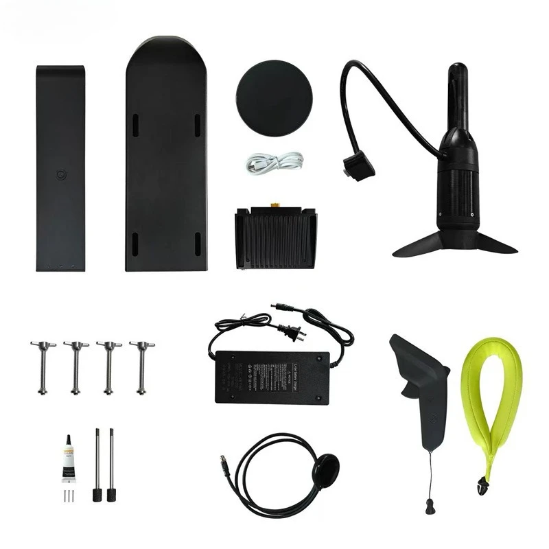 Hydrofoil Assist Electric Thruster, Unpowered Power Booster for Surfboard and Paddle Board