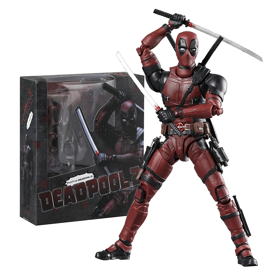 SHF Deadpool 2 PVC Action Figure Collectible Model Toy